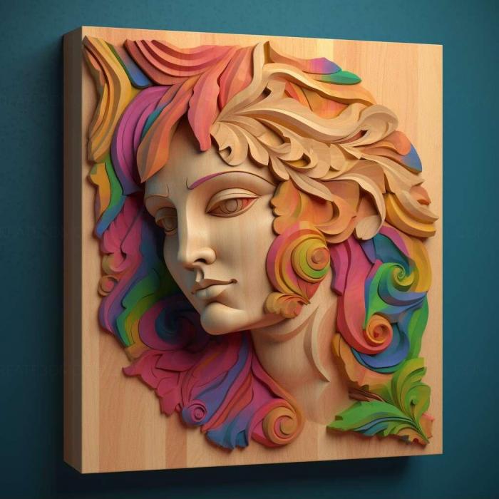 نموذج ثلاثي الأبعاد لآلة CNC 3D Art 